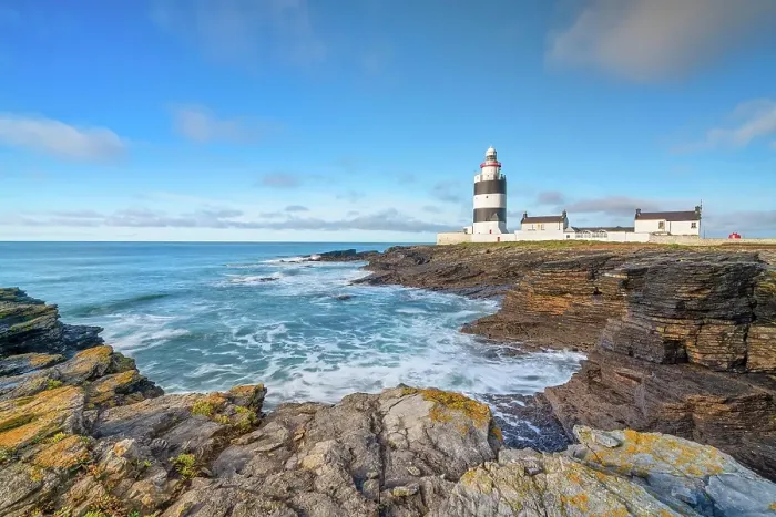 Framed Print : Hook Head Lighthouse Print, Wexford Coast