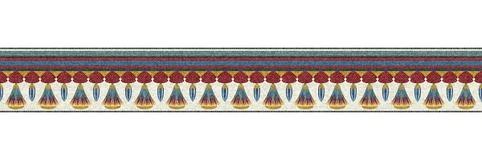 Framed Print : Horizontal Border Mosaic Tiles Print Pattern Framed Print : Horizontal Border Mosaic Tiles Print Pattern