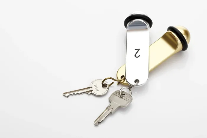 Framed Print : Two Hotel Keys Print Framed Print : Two Hotel Keys Print