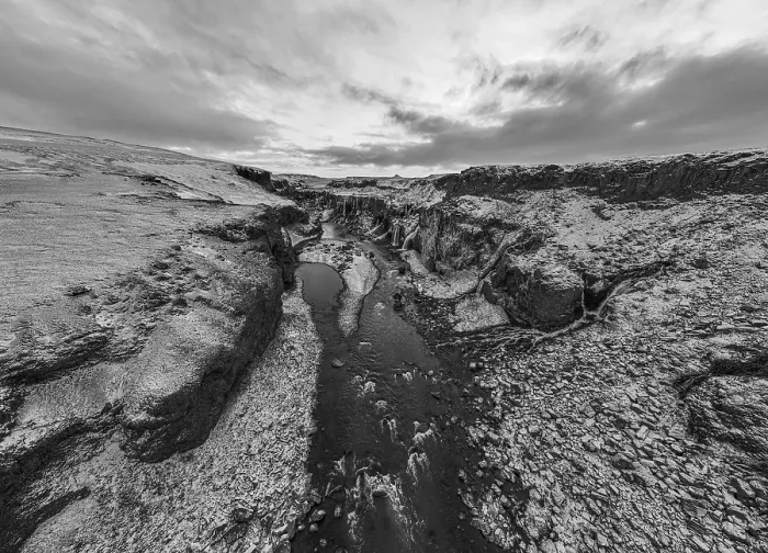 Framed Print : Hrauneyjarfoss Waterfalls Drone Print, Sudurland, Iceland Framed Print : Hrauneyjarfoss Waterfalls Drone Print, Sudurland, Iceland