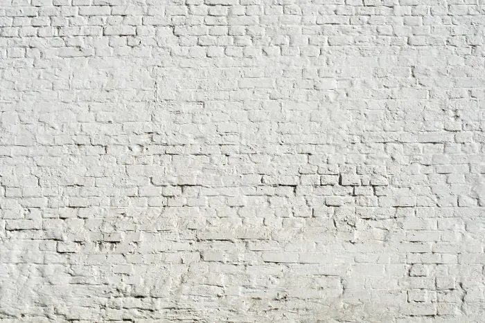 Framed Print : Huge Brick Wall Pattern Print in White Framed Print : Huge Brick Wall Pattern Print in White