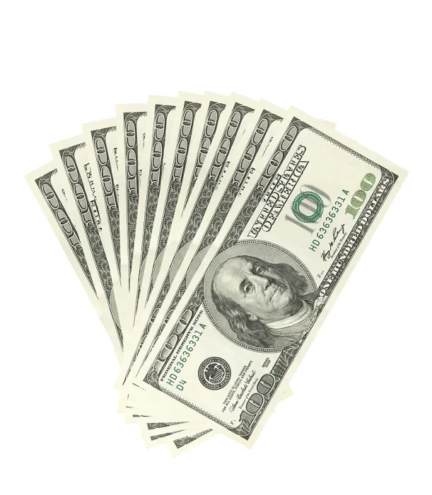 Framed Print : Hundreds of Dollars Spread on White Background Print Framed Print : Hundreds of Dollars Spread on White Background Print