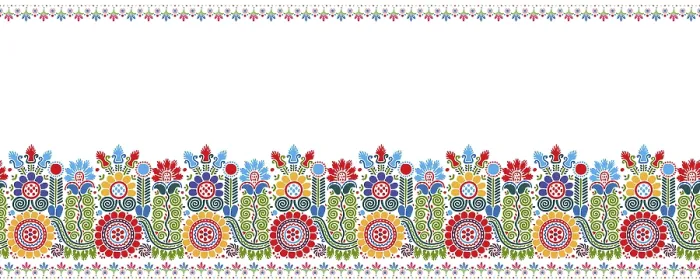 Framed Print : Hungarian Vector Embroidery Pattern Print for Borders Framed Print : Hungarian Vector Embroidery Pattern Print for Borders