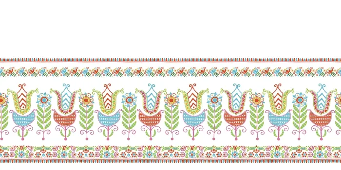 Framed Print : Hungarian Vector Embroidery Pattern Print for Borders Framed Print : Hungarian Vector Embroidery Pattern Print for Borders