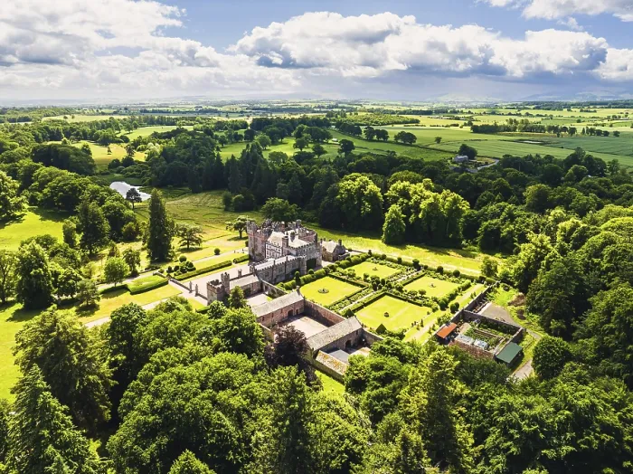 Framed Print : Hutton in the Forest Print, Cumbria, England from a Drone Framed Print : Hutton in the Forest Print, Cumbria, England from a Drone