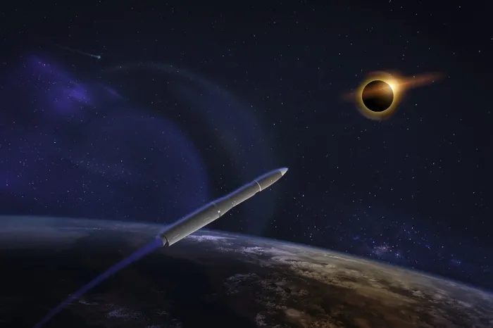 Framed Print : Hypersonic Missile Print: Apocalyptic Earth Eclipse Framed Print : Hypersonic Missile Print: Apocalyptic Earth Eclipse