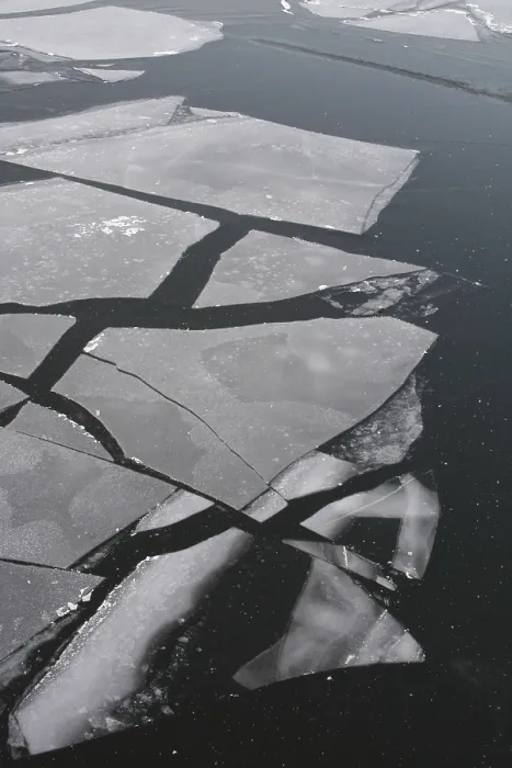 Framed Print : Ice Floes Print: Glacial Drift in Motion Framed Print : Ice Floes Print: Glacial Drift in Motion