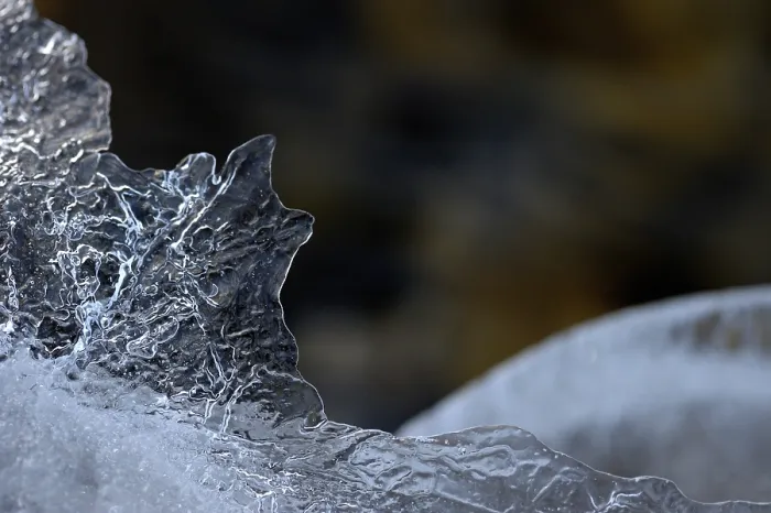 Framed Print : Ice Formation on a Stream Print Framed Print : Ice Formation on a Stream Print