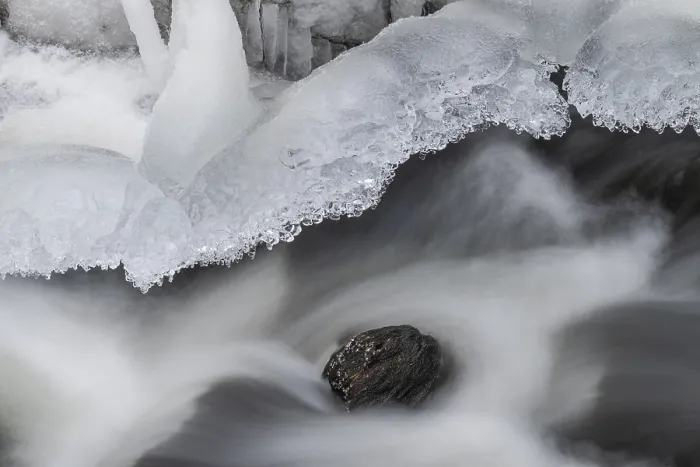 Framed Print : Ice Formations Print - Alvdal, Norway Framed Print : Ice Formations Print - Alvdal, Norway
