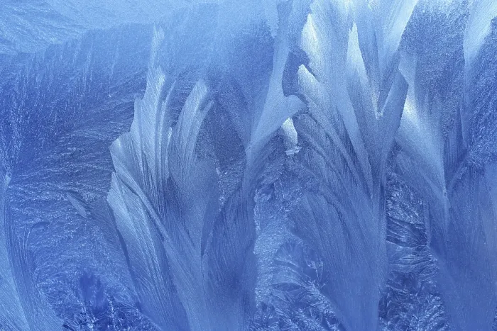 Framed Print : Ice Patterns on Winter Glass Print Framed Print : Ice Patterns on Winter Glass Print