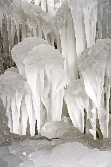 Framed Print : Icicles Formation Print Framed Print : Icicles Formation Print