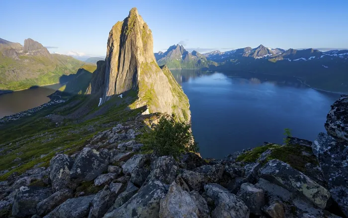 Framed Print : Segla Mountain Print, Senja Island, Norway