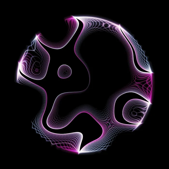 Framed Print : Abstract Mesh Circle Print Framed Print : Abstract Mesh Circle Print