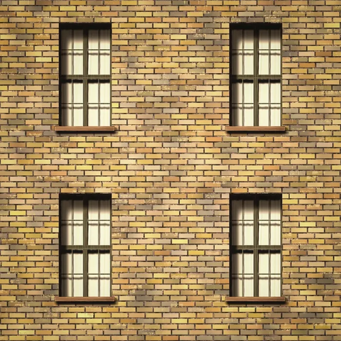 Framed Print : Brick Wall with Windows Texture Print Framed Print : Brick Wall with Windows Texture Print