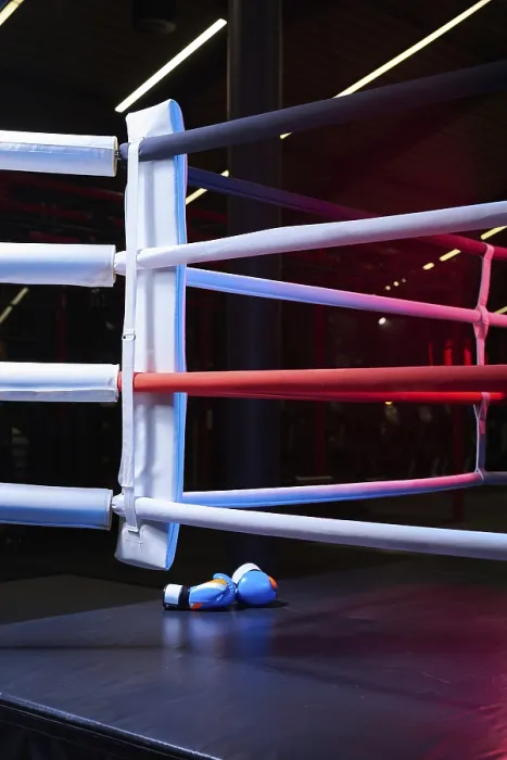 Framed Print : Abandoned Boxing Ring Print Framed Print : Abandoned Boxing Ring Print