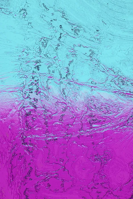 Framed Print : Microcrystals in Turquoise and Pink Print Framed Print : Microcrystals in Turquoise and Pink Print