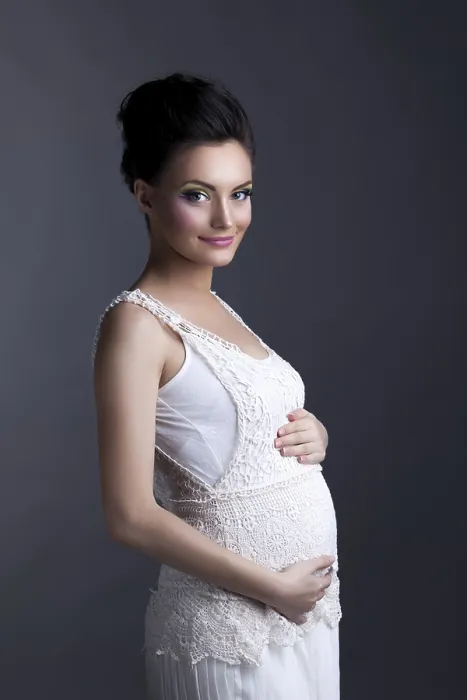 Framed Print : Expectant Mother Portrait Print Framed Print : Expectant Mother Portrait Print