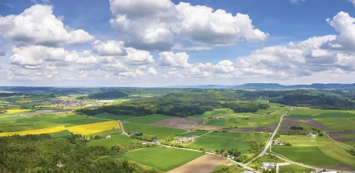 Framed Print : Panoramic View of Rottweil Germany Print Framed Print : Panoramic View of Rottweil Germany Print