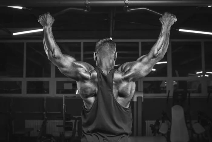 Framed Print : Athlete in Pull-up Print Framed Print : Athlete in Pull-up Print