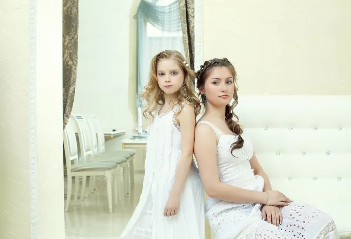 Framed Print : Image of Pretty Smart Sisters Print - Close-Up Framed Print : Image of Pretty Smart Sisters Print - Close-Up