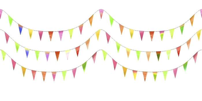 Framed Print : Seamless Party Flags Print Framed Print : Seamless Party Flags Print