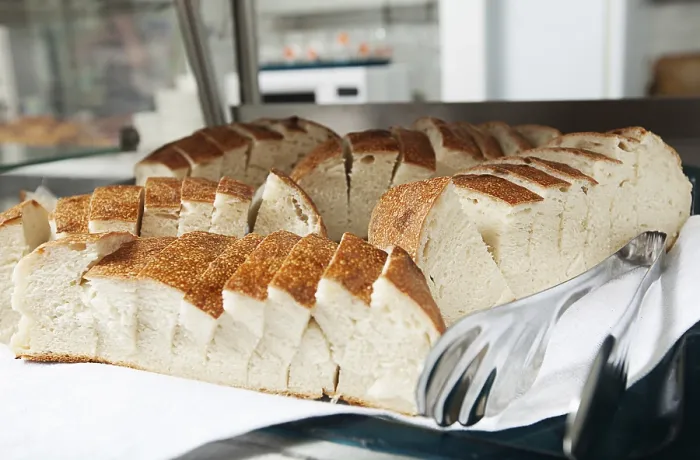 Framed Print : Sliced Bread Portions in a Breadbox Print Framed Print : Sliced Bread Portions in a Breadbox Print