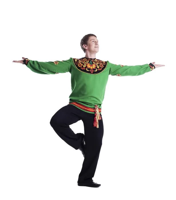 Framed Print : Smiling Folk Dancer Print Framed Print : Smiling Folk Dancer Print