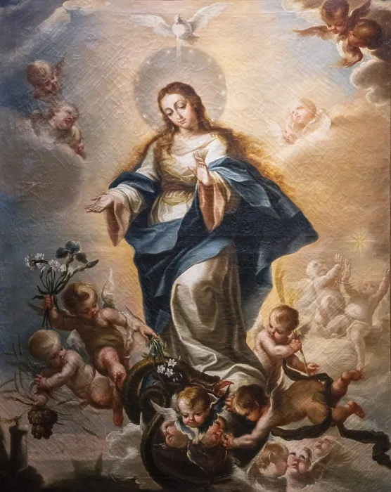 Framed Print : Manuel Fernandez Acebedo Print, Immaculate Conception Framed Print : Manuel Fernandez Acebedo Print, Immaculate Conception