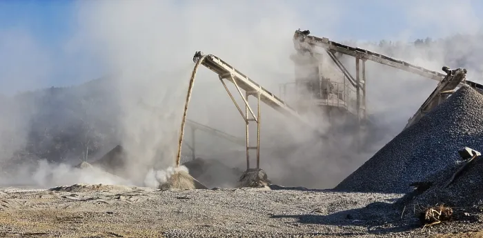Framed Print : Industrial Print - Open Pit Mining and Crushing Plant Framed Print : Industrial Print - Open Pit Mining and Crushing Plant