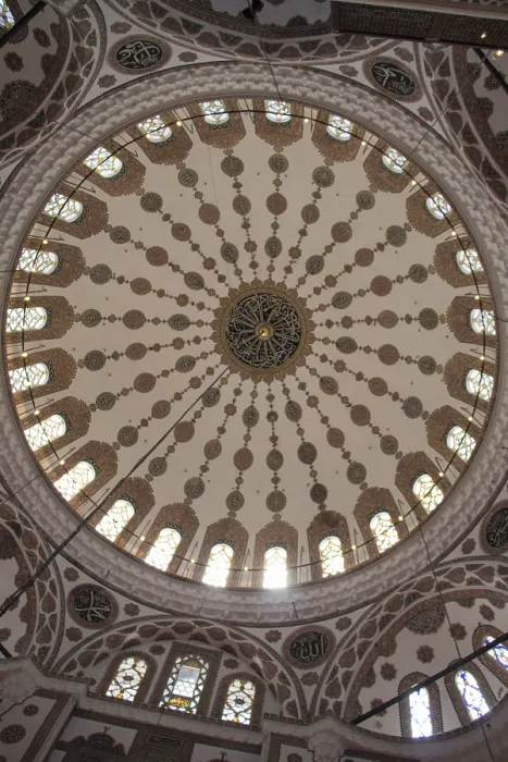 Framed Print : Inner View of Ottoman Dome Print, Istanbul, Turkey Framed Print : Inner View of Ottoman Dome Print, Istanbul, Turkey