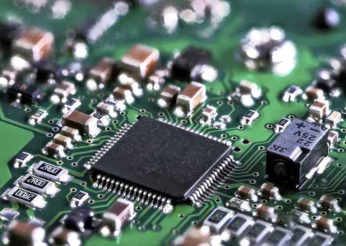 Framed Print : Integrated Circuit Print with Processor Chip on Mainboard Framed Print : Integrated Circuit Print with Processor Chip on Mainboard