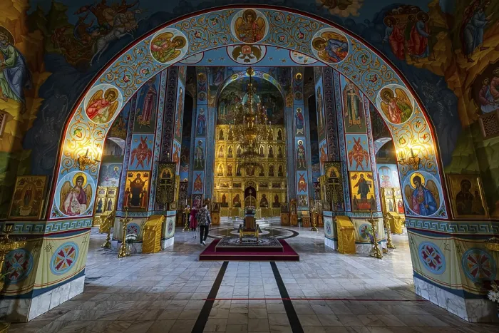 Framed Print : Abakan Cathedral of the Transfiguration Print, Russia Framed Print : Abakan Cathedral of the Transfiguration Print, Russia