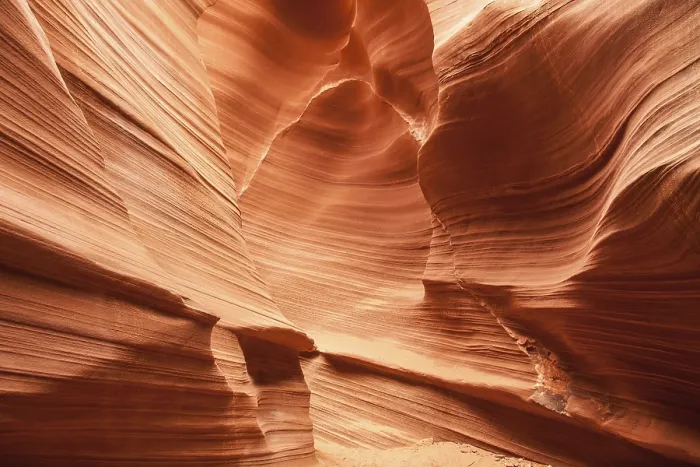 Framed Print : Antelope Canyon Interior Print: Orange Stone Waves Framed Print : Antelope Canyon Interior Print: Orange Stone Waves