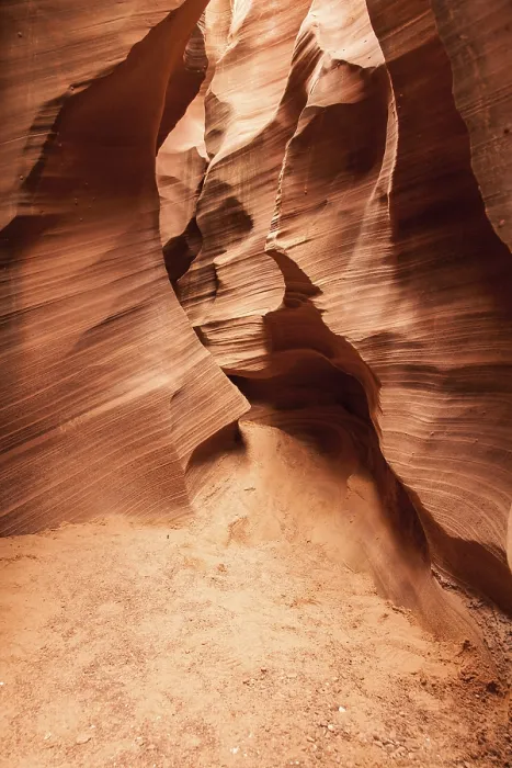 Framed Print : Antelope Canyon Print: Orange Stone Waves Framed Print : Antelope Canyon Print: Orange Stone Waves