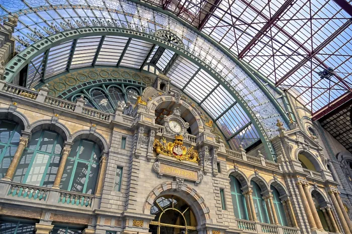 Framed Print : Antwerp Railway Station Interior Print Framed Print : Antwerp Railway Station Interior Print
