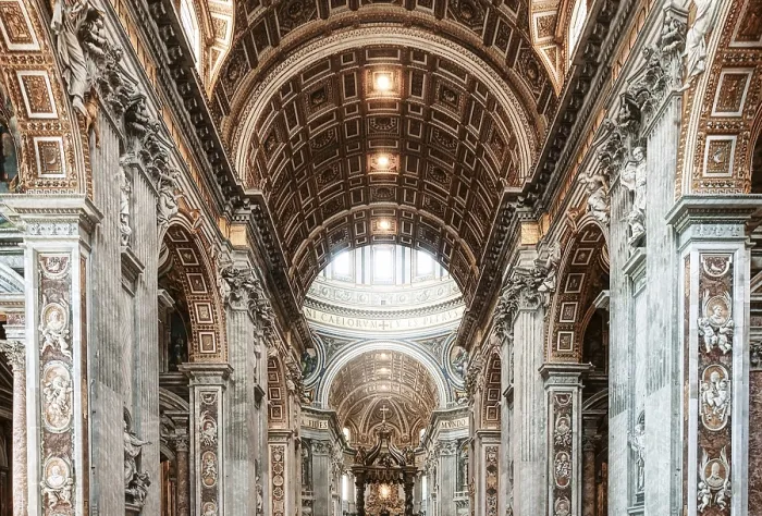 Framed Print : Interior of the Basilica Print Framed Print : Interior of the Basilica Print
