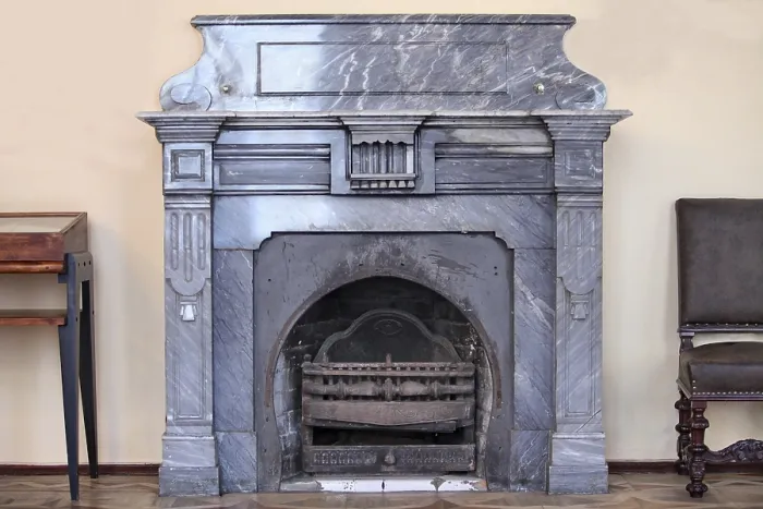 Framed Print : The Interior of an Old Fireplace Print Framed Print : The Interior of an Old Fireplace Print