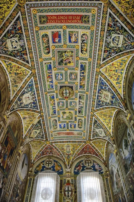 Framed Print : Interior of Piccolomini Library Print, Siena Cathedral, Italy Framed Print : Interior of Piccolomini Library Print, Siena Cathedral, Italy