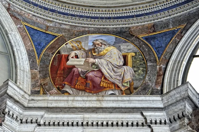 Framed Print : The Interior of the Vatican Museum Print Framed Print : The Interior of the Vatican Museum Print