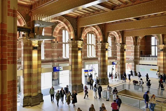 Framed Print : Interior View of Amsterdam's Centraal Station Print Framed Print : Interior View of Amsterdam's Centraal Station Print