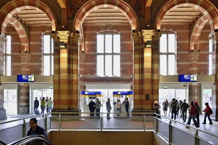 Framed Print : Interior View of Centraal Station Print, Amsterdam Framed Print : Interior View of Centraal Station Print, Amsterdam