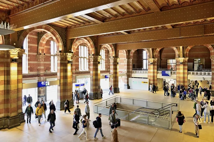 Framed Print : Interior View of Centraal Station Print, Amsterdam Framed Print : Interior View of Centraal Station Print, Amsterdam