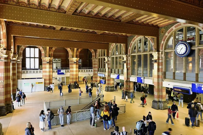 Framed Print : Interior View of Centraal Station Print, Amsterdam Framed Print : Interior View of Centraal Station Print, Amsterdam