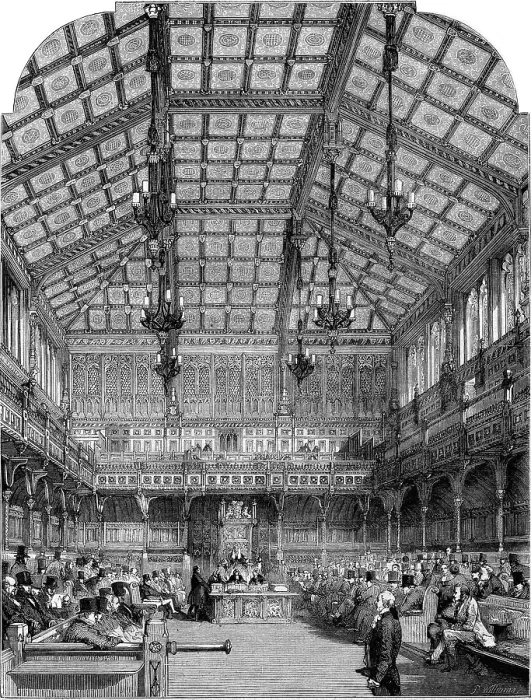 Framed Print : Interior View of the House of Commons Print, 1853 Framed Print : Interior View of the House of Commons Print, 1853