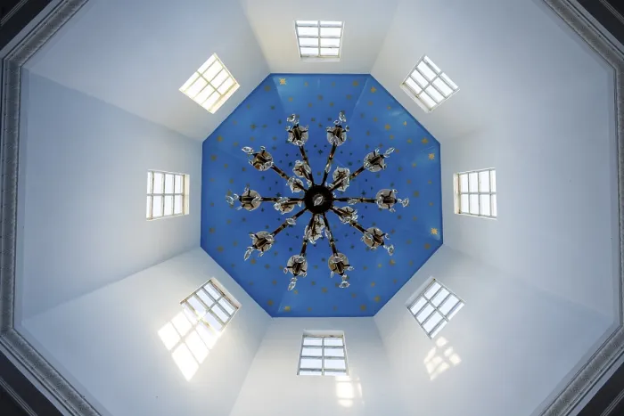 Framed Print : Interior View, Octagonal Ceiling Print, Teploklyuchenka Church Framed Print : Interior View, Octagonal Ceiling Print, Teploklyuchenka Church