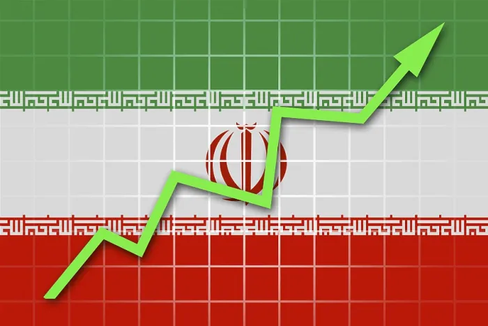 Framed Print : The Iranian Flag and Arrow Graph Print Framed Print : The Iranian Flag and Arrow Graph Print