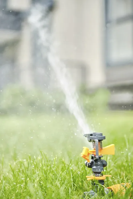 Framed Print : Irrigation Print with Automatic Rotating Sprinkler Framed Print : Irrigation Print with Automatic Rotating Sprinkler