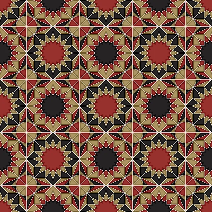 Framed Print : Islamic Geometric Seamless Vector Print Framed Print : Islamic Geometric Seamless Vector Print