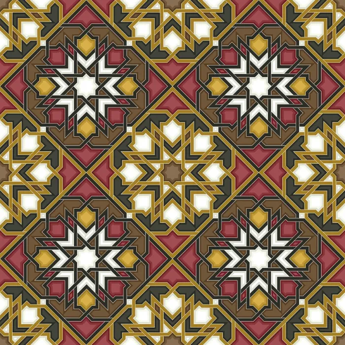 Framed Print : Islamic Geometric Seamless Vector Pattern Print Framed Print : Islamic Geometric Seamless Vector Pattern Print