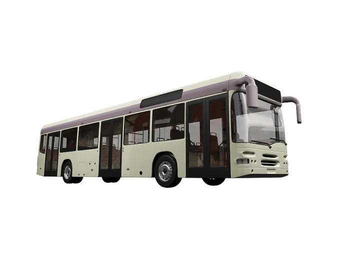 Framed Print : White Background Bus Print